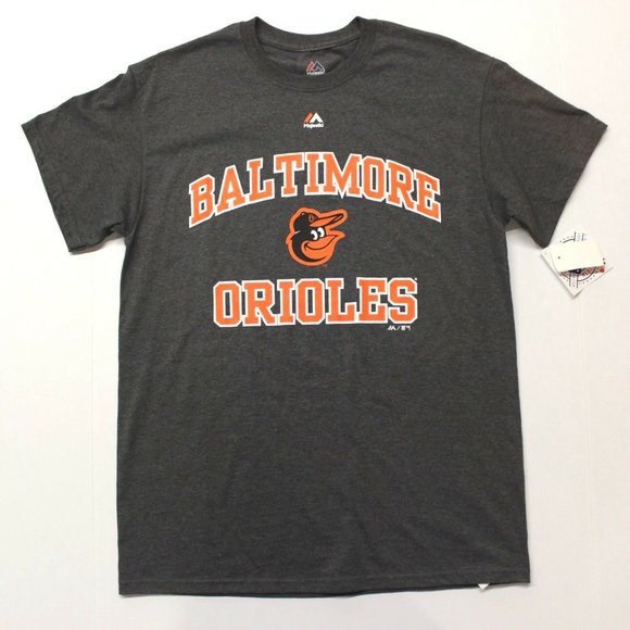 Majestic Other - Men's Majestic Baltimore Orioles Tee - Gray - S